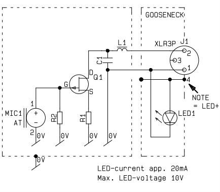 Extend DIS gooseneck mic using XLR cable?